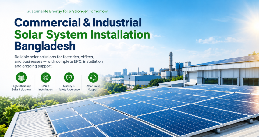 Commercial & Industrial Solar System Installation Bangladesh